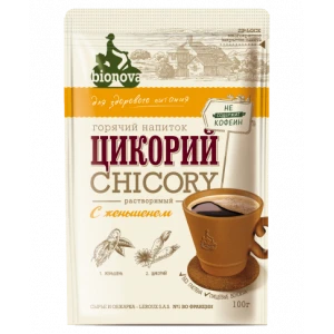 Цикорий Бионова растворимый с женьшенем 100 гр