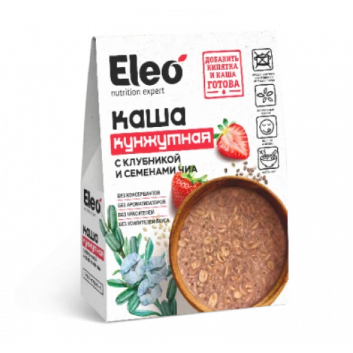 Каша кунжутная с клубникой и семенами чиа 5*40 гр