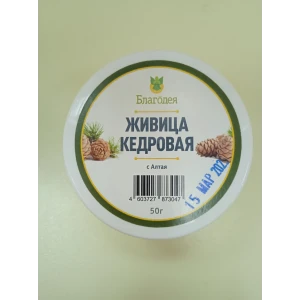Живица кедровая очищенная 50 гр