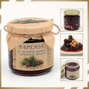 Варенье из сосновой шишки с кедровым орехом 250 гр