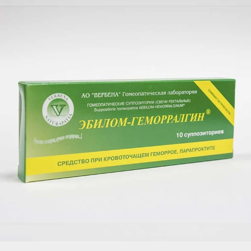 Эбилом-Геморрологин свечи №10