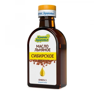 Масло льняное "Сибирское" 0,2 л