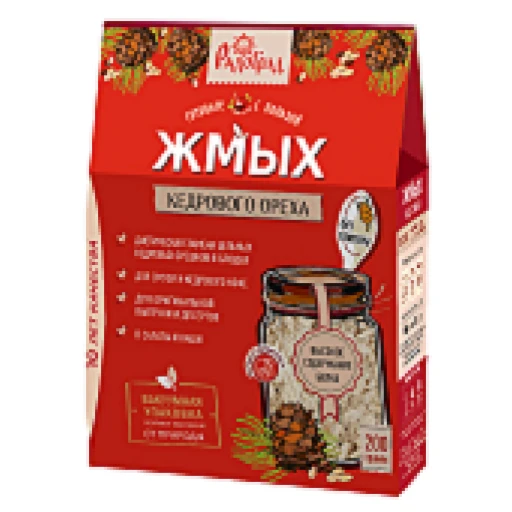 Жмых кедровый 200 гр