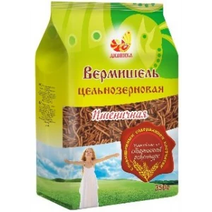 Вермишель пшеничная цельнозерновая 350 гр