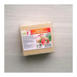 Вафли на стевии со вкусом клубники 120 гр