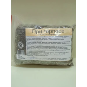 При герпесе сбор 150 гр