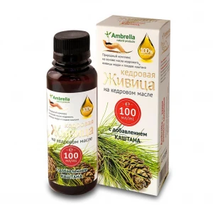 Живица кедровая с каштаном 100 мл