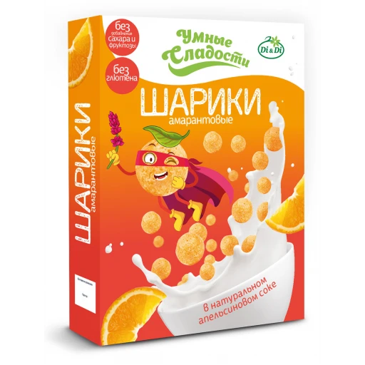 Шарики амарантовые в апельсиновом соке 160 гр