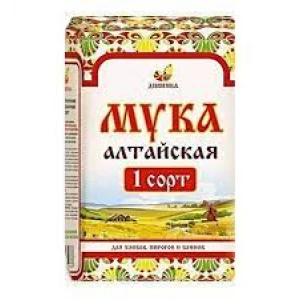 Мука пшеничная Алтайская 1 сорт 2 кг