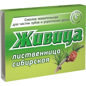 Смолка жевательная лиственница сибирская 0,8 гр  №5