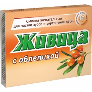 Смолка жевательная с облепихой 0,8 гр №5