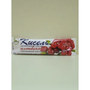 Кисель клюквенный 20 гр
