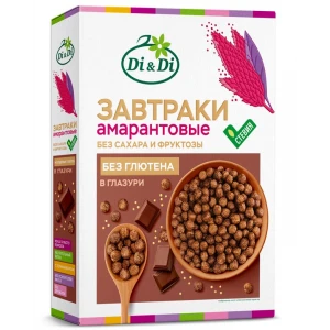 Завтраки амарантовые с темным шоколадом 250 гр