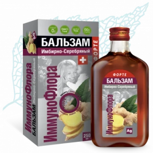 Бальзам ИммуноФлора плюс имбирно-серебряный 250 мл